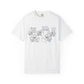 Office Sketch T-Shirt — Minimalist Workspace Illustration Tee