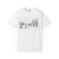 T-Shirt — Minimal Warehouse Line Art Crewneck